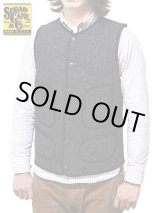 画像: 【 SUGAR CANE（シュガーケン） 】 BEACH CLOTH VEST [ NAVY ]