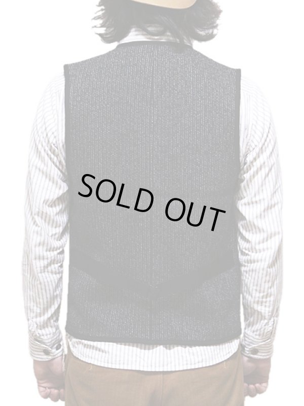 画像2: 【 SUGAR CANE（シュガーケン） 】 BEACH CLOTH VEST [ NAVY ]