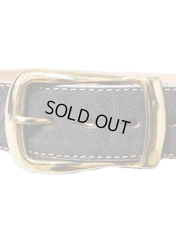 画像2: 【 KC'S（ケーシーズ） 】　ブライドルバックルベルト　[ ELEPHANT（ゾウ革） ]　[ Lua別注モデル ]