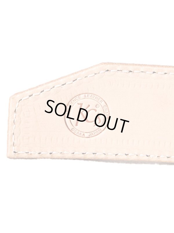 画像6: 【 KC'S（ケーシーズ） 】　ブライドルバックルベルト　[ ELEPHANT（ゾウ革） ]　[ Lua別注モデル ]