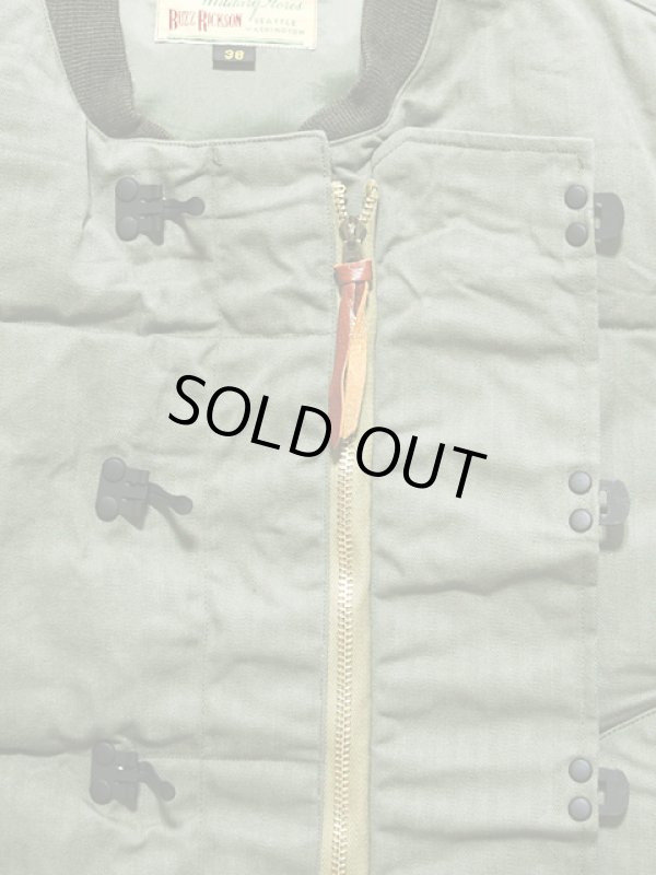 画像8: 【 BUZZ RICKSON'S（バズリクソンズ） 】 MILITARY DOWN VEST, U.S.N  [ CIVILIAN MODEL ]