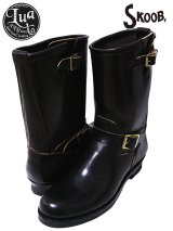画像: 【 予約商品 (10月頃予定) 】　【 SKOOB, （スクーブ） 】　Lua別注ホースバットエンジニアブーツ [ WANDER ] [ HORSE BUTT ] [ BLACK (茶芯) ]