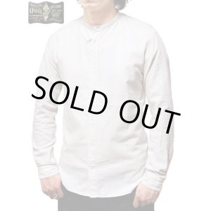 画像: 【 ORGUEIL（オルゲイユ） 】 ヘリンボーンバンドカラーシャツ [ Herringbone Band Collar Shirt ]