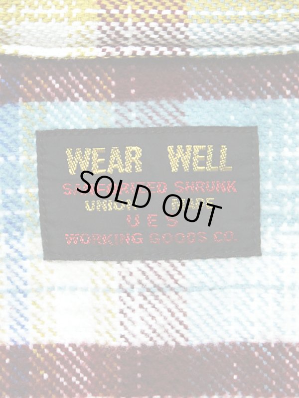 画像8:  【 UES（ウエス） 】 先染めヘビーチェックネルシャツ [ SAX ]