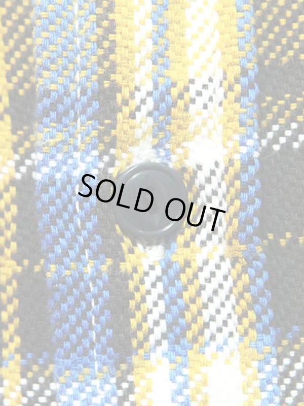 画像7: 【 UES（ウエス） 】 先染めヘビーチェックネルシャツ [ BLUE ]