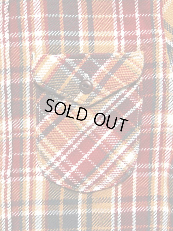 画像4: 【 UES（ウエス） 】 先染めヘビーチェックネルシャツ [ RED ]