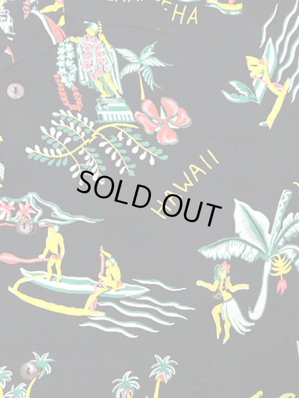 画像4: 【 SUN SURF（サンサーフ） 】 長袖アロハシャツ L/S HAWAIIAN SHIRT [THE HAWAIIAN GOOD OLD TIMES ]