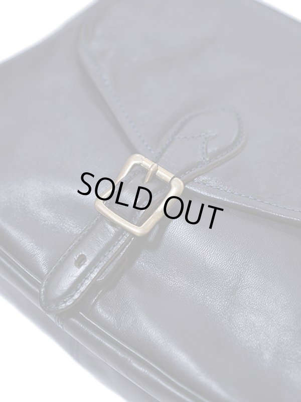 画像4: 【 INCEPTION（インセプション） 】　ホースハイドメールバッグ M　[ 馬革 茶芯 ] [ NAVY ]