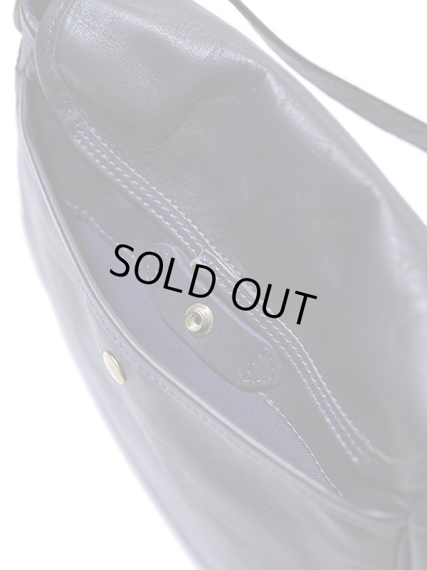 画像10: 【 INCEPTION（インセプション） 】　ホースハイドメールバッグ M　[ 馬革 茶芯 ] [ NAVY ]