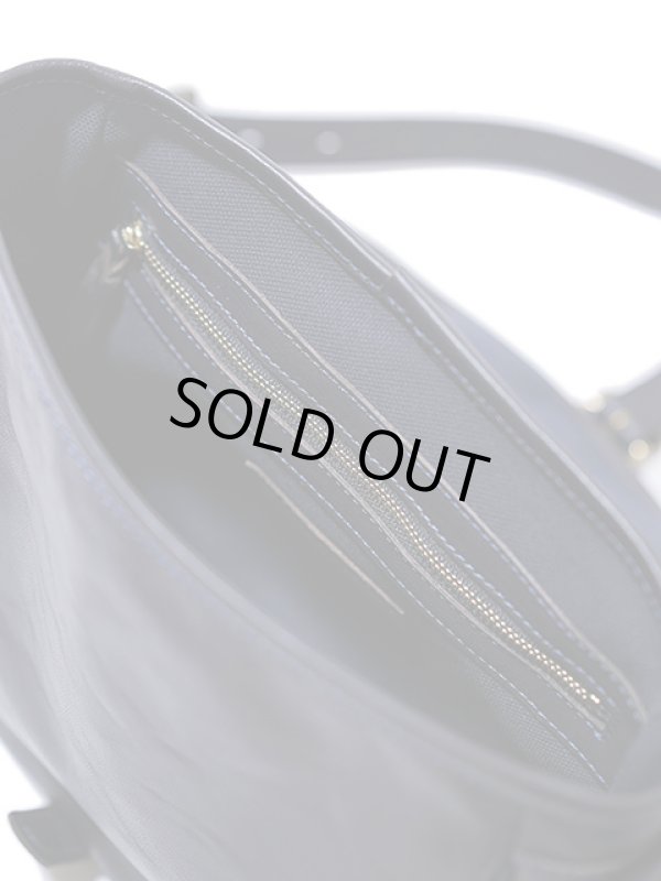 画像11: 【 INCEPTION（インセプション） 】　ホースハイドメールバッグ M　[ 馬革 茶芯 ] [ NAVY ]