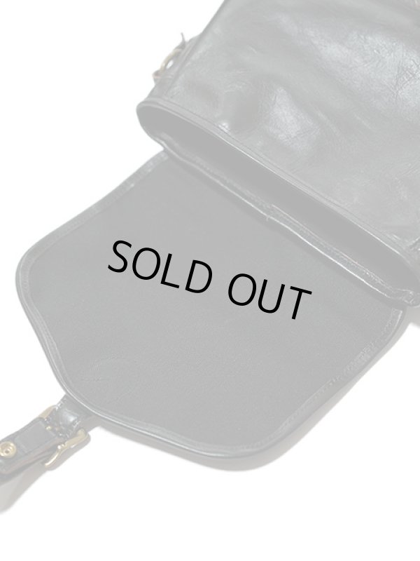 画像6: 【 INCEPTION（インセプション） 】　ホースハイドメールバッグ M　[ 馬革 茶芯 ] [ BLACK ]