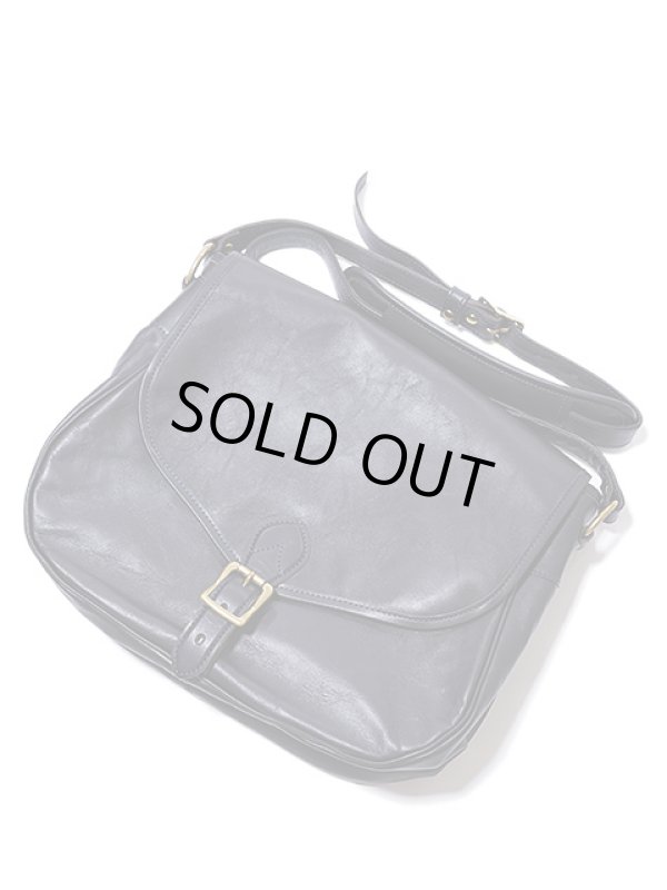 画像2: 【 INCEPTION（インセプション） 】　ホースハイドメールバッグ M　[ 馬革 茶芯 ] [ NAVY ]