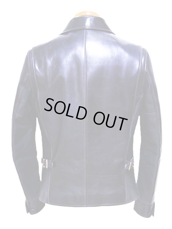 画像4: 【 Y'2 LEATHER（ワイツーレザー） 】　インディゴホースシングルライダースジャケット [ 馬革 ]