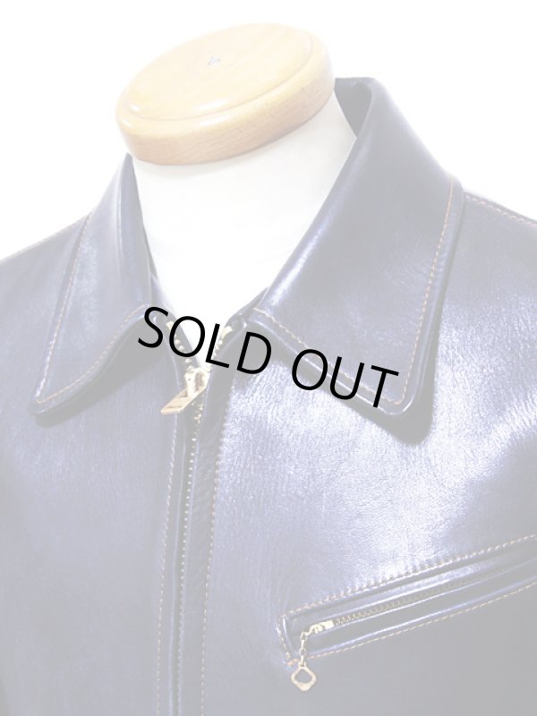 画像5: 【 Y'2 LEATHER（ワイツーレザー） 】　インディゴホースシングルライダースジャケット [ 馬革 ]