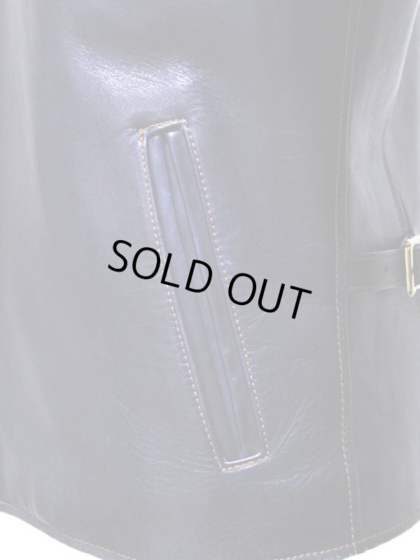 画像7: 【 Y'2 LEATHER（ワイツーレザー） 】　インディゴホースシングルライダースジャケット [ 馬革 ]