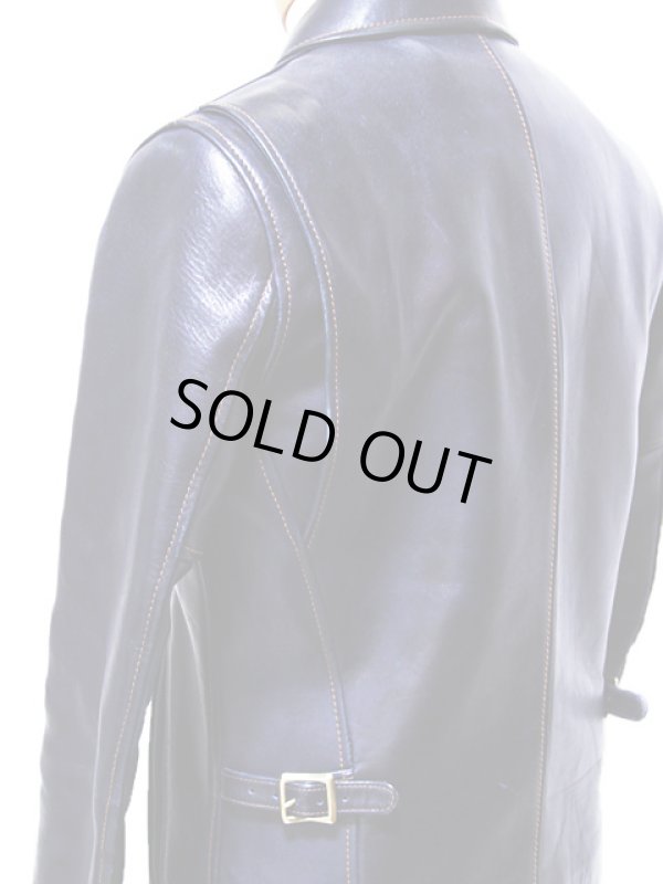 画像9: 【 Y'2 LEATHER（ワイツーレザー） 】　インディゴホースシングルライダースジャケット [ 馬革 ]