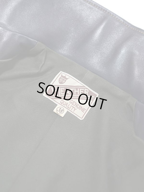 画像11: 【 Y'2 LEATHER（ワイツーレザー） 】　インディゴホースシングルライダースジャケット [ 馬革 ]