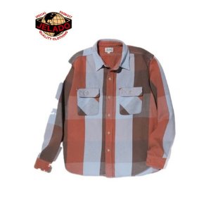 画像: 【 予約商品  (9~10月予定) 】【 JELADO（ジェラード） 】　ヘビーチェックネルシャツ [ ショート丈 ] "Unionworkers Shirts" [ Apricot (アプリコット) ] [ 2025年モデル ]