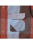 画像4: 【 予約商品  (9~10月予定) 】【 JELADO（ジェラード） 】　ヘビーチェックネルシャツ [ ショート丈 ] "Unionworkers Shirts" [ Apricot (アプリコット) ] [ 2025年モデル ]