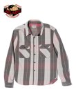 画像1: 【 予約商品  (9~10月予定) 】【 JELADO（ジェラード） 】　ヘビーチェックネルシャツ [ ショート丈 ] "Unionworkers Shirts" [ Lychee (ライチ) ] [ 2025年モデル ]
