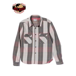 画像: 【 予約商品  (9~10月予定) 】【 JELADO（ジェラード） 】　ヘビーチェックネルシャツ [ ショート丈 ] "Unionworkers Shirts" [ Lychee (ライチ) ] [ 2025年モデル ]