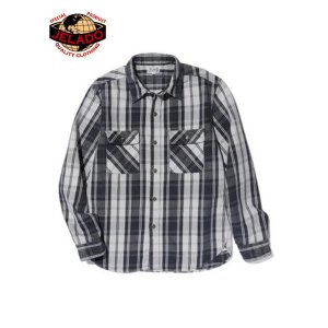 画像: 【 予約商品  (9~10月予定) 】【 JELADO（ジェラード） 】　ヘビーチェックネルシャツ [ ショート丈 ] "Unionworkers Shirts" [ Prune (プルーン) ] [ 2025年モデル ]