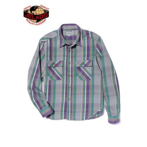 画像: 【 予約商品  (9~10月予定) 】【 JELADO（ジェラード） 】　ヘビーチェックネルシャツ [ ショート丈 ] "Unionworkers Shirts" [ Zucchini (ズッキーニ) ] [ 2025年モデル ]
