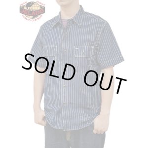 画像: 【 JELADO（ジェラード） 】 半袖ウォバッシュワークシャツ [ Unionworkers S/S Shirt ] [ INDIGO WABASH ] 【 メール便可 】