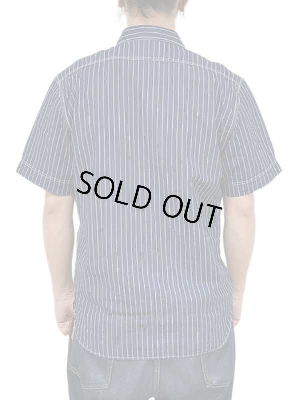 画像2: 【 JELADO（ジェラード） 】 半袖ウォバッシュワークシャツ [ Unionworkers S/S Shirt ] [ INDIGO WABASH ] 【 メール便可 】