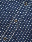 画像8: 【 JELADO（ジェラード） 】 半袖ウォバッシュワークシャツ [ Unionworkers S/S Shirt ] [ INDIGO WABASH ] 【 メール便可 】