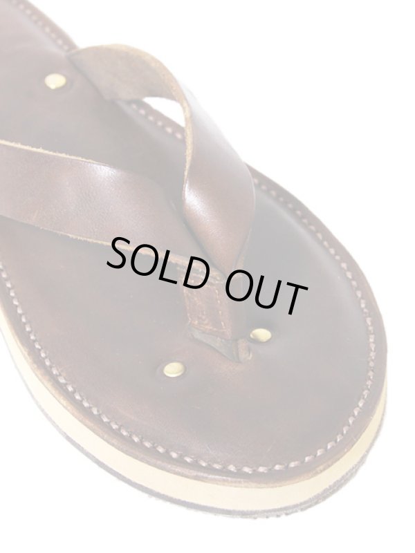 画像2: 【 JELADO（ジェラード）x Makers (メーカーズ) 】　ホースバットレザーサンダル　[ Bal Harbour ] [ BROWN ]