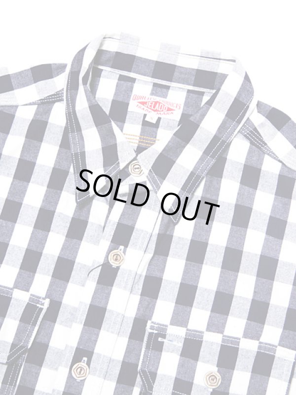 画像3: 【 JELADO（ジェラード） 】　半袖インディゴチェックワークシャツ [ S/S Work Shirt ]