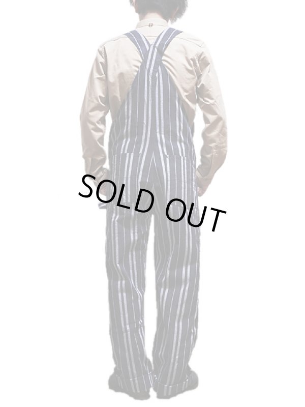 画像2: 【 JELADO（ジェラード） 】　ブラックストライプオーバーオール　[ Signalman ]　[ CC Show 限定アイテム ]