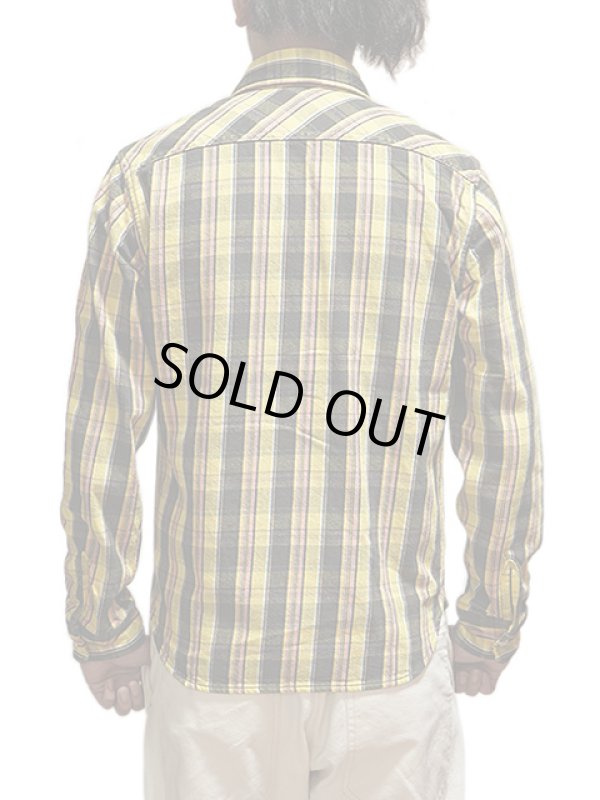 画像2: 【 JELADO（ジェラード） 】　ヘビーチェックネルシャツ　[ ショート丈 ]　"Unionworkers Shirts"　[ パイナップル ] 