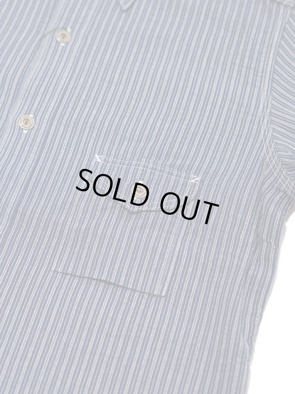 画像4: 【 JELADO（ジェラード） 】　インディゴストライプワークシャツ　[ Smokers Shirts ]