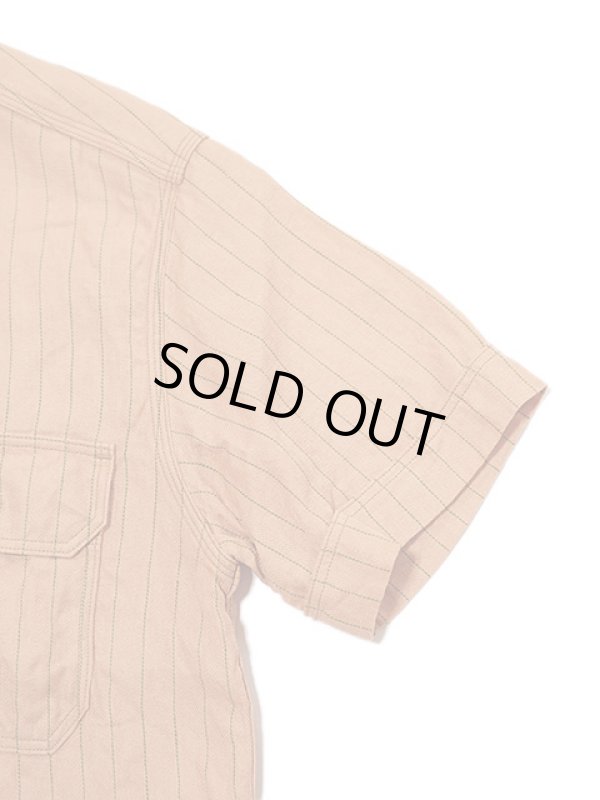 画像5: 【 JELADO（ジェラード） 】　半袖コークストライプワークシャツ [ Unionworkers Shirts ] [ Nuts ]