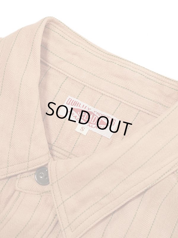 画像8: 【 JELADO（ジェラード） 】　半袖コークストライプワークシャツ [ Unionworkers Shirts ] [ Nuts ]