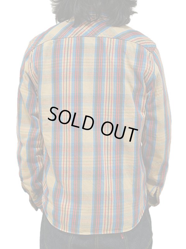 画像2: 【 JELADO（ジェラード） 】　ヘビーチェックネルシャツ [ ショート丈 ] "Unionworkers Shirts" [ Peanut ] [ 2023年モデル ]