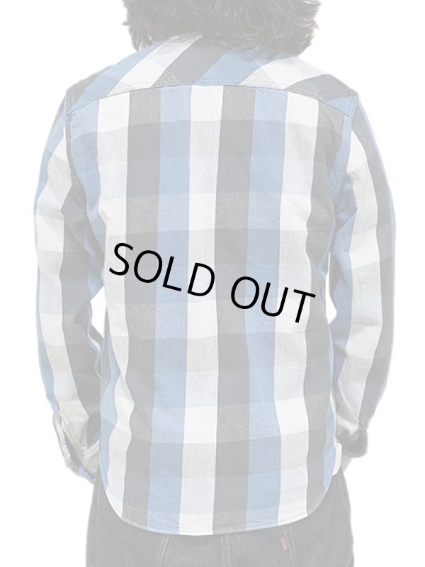 画像2: 【 JELADO（ジェラード） 】　ヘビーチェックネルシャツ [ ショート丈 ] "Unionworkers Shirts" [ Blue Malon ] [ 2023年モデル ]