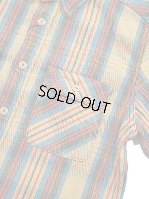 画像4: 【 JELADO（ジェラード） 】　ヘビーチェックネルシャツ [ ショート丈 ] "Unionworkers Shirts" [ Peanut ] [ 2023年モデル ]