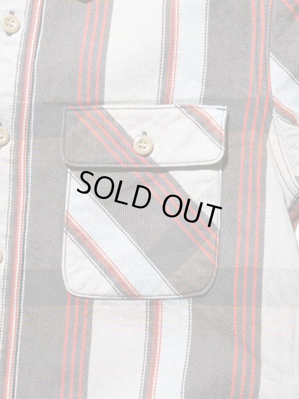 画像7: 【 JELADO（ジェラード） 】　JP94115　ヘビーチェックネルシャツ　[ ショート丈 ]　[ ブラック ] 