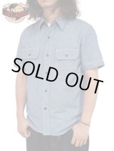 画像: 【 JELADO（ジェラード） 】 半袖シャンブレーワークシャツ [ Chambray Work Shirts ] [ INDIGO ] 【 メール便可 】