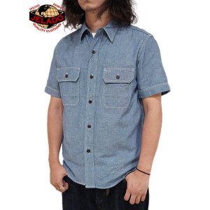 画像: 【 JELADO（ジェラード） 】 半袖シャンブレーワークシャツ [ Chambray Work Shirts ] [ INDIGO ] 【 メール便可 】