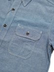 画像4: 【 JELADO（ジェラード） 】 半袖シャンブレーワークシャツ [ Chambray Work Shirts ] [ INDIGO ] 【 メール便可 】