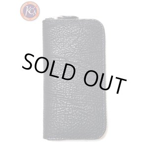 画像: 【 KC'S（ケーシーズ） 】　ウォレット ラウンドジップ3　[ SHARK SKIN（サメ革） ] 