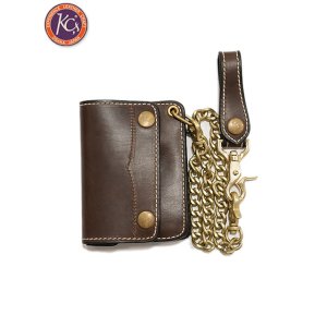画像: 【 KC'S（ケーシーズ） 】　トラッカーウォレット [ Trucker Wallet Short ] [ Horween Chromexcel Leather ] [ BROWN ]