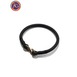 画像: 【 KC'S（ケーシーズ） 】　Leather Bracelet　[ Cow Hide（牛革） ] [ BLACK ] 【 メール便可 】