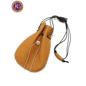 画像: 【 KC'S（ケーシーズ） 】　Loosely Pouch　[ DEER SKIN（鹿革） ] [ CAMEL ] 【 メール便可 】