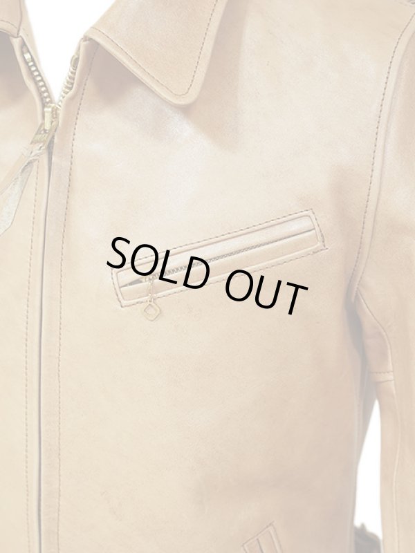 画像7: 【 Y'2 LEATHER（ワイツーレザー） 】　柿渋ホースシングルライダースジャケット　[ 馬革 ] [ KAKISHIBU ]