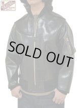 画像: 【 Y'2 LEATHER（ワイツーレザー） 】  ヴィンテージホースライト Type L-2　[ Vintage Horse Light Leather ] [ 馬革 ] [ BLACK ]